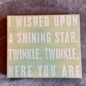 Twinkle Twinkle 🌟 wooden wall art